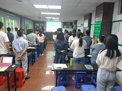 世邦塑膠-培訓(xùn)課程進行中