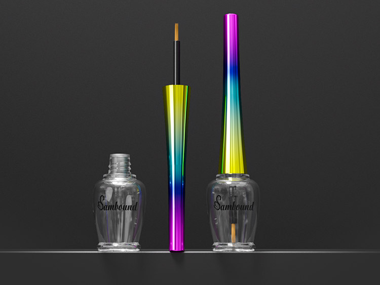 漸變色眼線增長液空瓶注塑加工 漸變色眼線增長液空瓶注塑加工